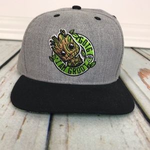 Gaurdians of the Galaxy Groot snap back hat